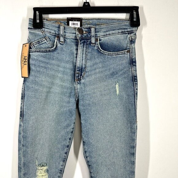 Rock & Republic Women's High Roller High Rise Skinny Jean Size 4 Blue Stretch - Picture 3 of 13